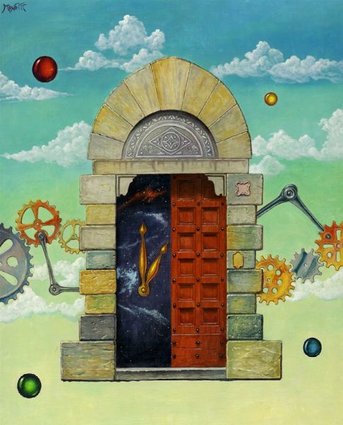 MARCO MONATTI : La porta del tempo.  - Asta Arte Antica, Moderna e Contemporanea [Parte II] - Associazione Nazionale - Case d'Asta italiane