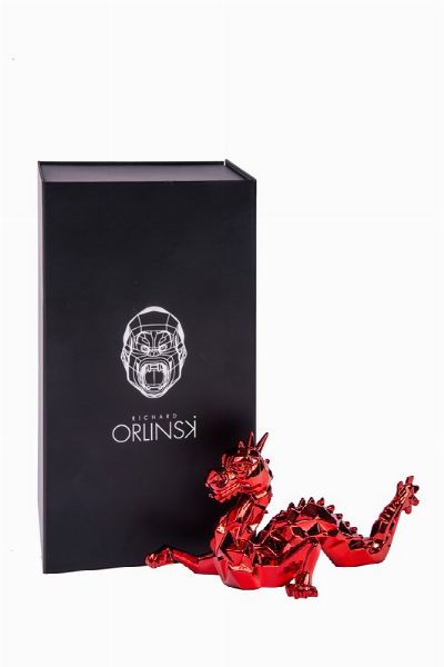 RICHARD ORLINSKI : Dragon Spirit (red edition).  - Asta Arte Antica, Moderna e Contemporanea [Parte II] - Associazione Nazionale - Case d'Asta italiane