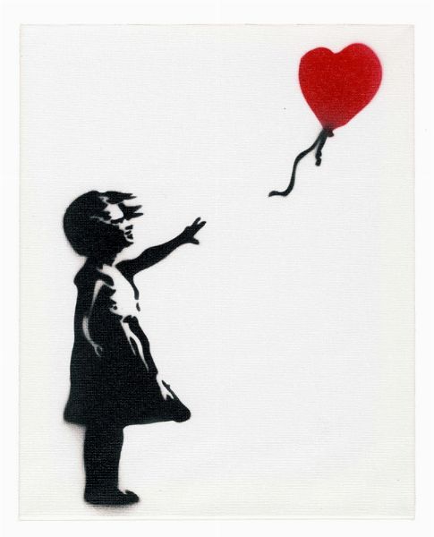 Banksy : Dismaland. The Balloon Girl.  - Asta Arte Antica, Moderna e Contemporanea [Parte II] - Associazione Nazionale - Case d'Asta italiane