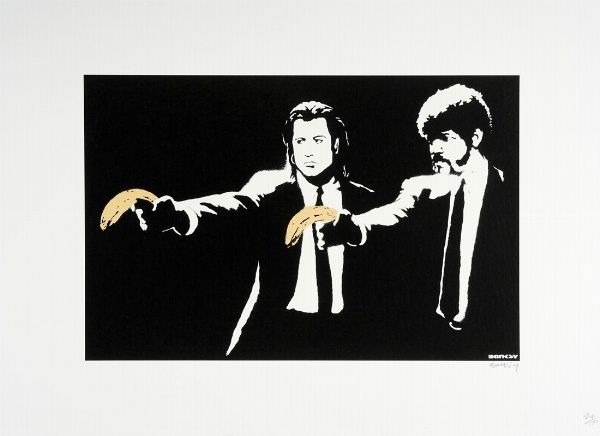 Banksy : Pulp Fiction.  - Asta Arte Antica, Moderna e Contemporanea [Parte II] - Associazione Nazionale - Case d'Asta italiane