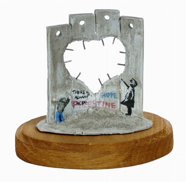 Banksy : The Walled Off Hotel. The Balloon Girl.  - Asta Arte Antica, Moderna e Contemporanea [Parte II] - Associazione Nazionale - Case d'Asta italiane