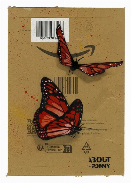 ABOUT PONNY : Red Pineapple e Butterfly.  - Asta Arte Antica, Moderna e Contemporanea [Parte II] - Associazione Nazionale - Case d'Asta italiane