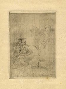 NATAL'JA SERGEEVNA GON?AROVA - Incisione da Le the du Capitaine Sugou.