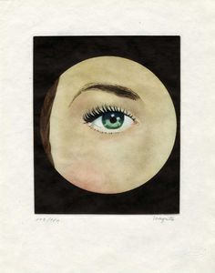 René Magritte - L'oeil (The eye).