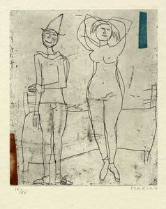 Marino Marini - Due figure.
