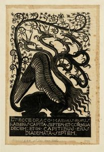 BRUNO MARSILI (DETTO BRUNO DA OSIMO) - Et ecce draco magnus rufus habens capita septem, et cornua decem: et in capitibus ejus diademata septem.