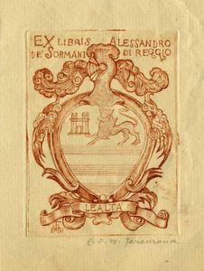 RAOUL DAL MOLIN FERENZONA : Lotto composto di 4 ex libris.  - Asta Arte Antica, Moderna e Contemporanea [Parte II] - Associazione Nazionale - Case d'Asta italiane