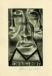 MICHEL FINGESTEN : Lotto composto di 5 ex libris.  - Asta Arte Antica, Moderna e Contemporanea [Parte II] - Associazione Nazionale - Case d'Asta italiane