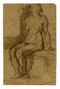 Giovanni Costetti - Nudo femminile.
