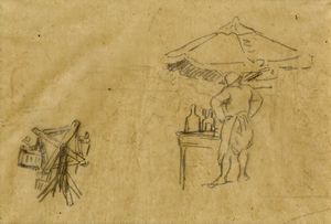 AMEDEO PREZIOSI : Lotto composto di 5 disegni.  - Asta Arte Antica, Moderna e Contemporanea [Parte II] - Associazione Nazionale - Case d'Asta italiane