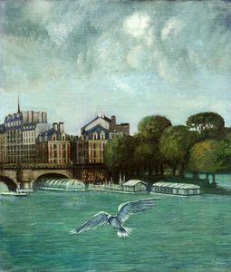 Sergio Ceccotti - Studio per una veduta parigina.