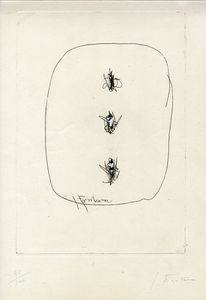 LUCIO FONTANA - Concetto spaziale.