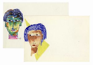 Ivanhoe Gambini - Lotto composto di 2 disegni.