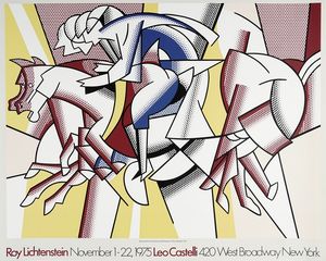 Roy Lichtenstein - Manifesto della Mostra di Roy Lichtenstein alla Galleria di Leo Castelli, New York.