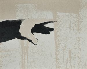 Banksy : Gross Domestic Product. Thrower (grey).  - Asta Arte Antica, Moderna e Contemporanea [Parte II] - Associazione Nazionale - Case d'Asta italiane