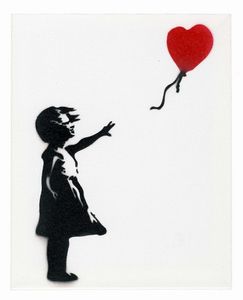 Banksy - Dismaland. The Balloon Girl.