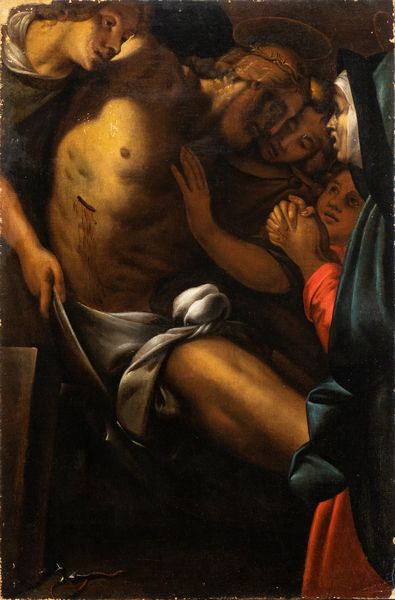 Pier Francesco Mazzucchelli Morazzone, Ambito di : Deposizione dalla croce  - Asta Dipinti, disegni e sculture dal XIV al XIX secolo - Associazione Nazionale - Case d'Asta italiane