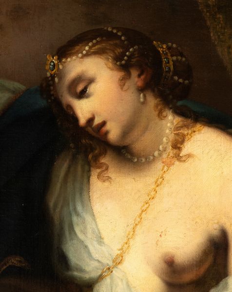 Francesco Montelatici Cecco Bravo, Ambito di : Il suicidio di Cleopatra  - Asta Dipinti, disegni e sculture dal XIV al XIX secolo - Associazione Nazionale - Case d'Asta italiane