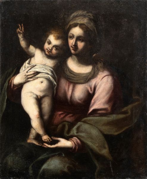 Giovanni Venanzi : Madonna con il Bambino  - Asta Dipinti, disegni e sculture dal XIV al XIX secolo - Associazione Nazionale - Case d'Asta italiane