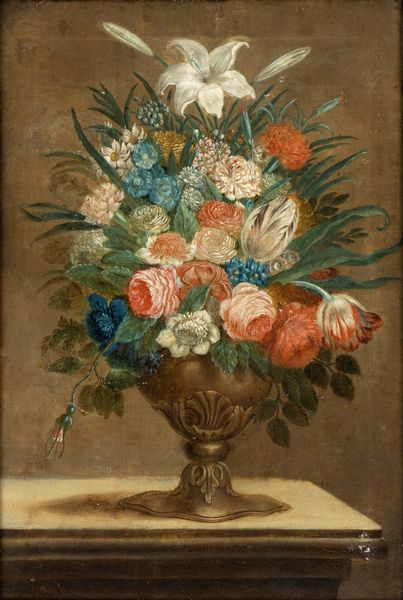 Maestro dei fiori guardeschi, alla maniera di : Natura morta con vaso di fiori  - Asta Dipinti, disegni e sculture dal XIV al XIX secolo - Associazione Nazionale - Case d'Asta italiane