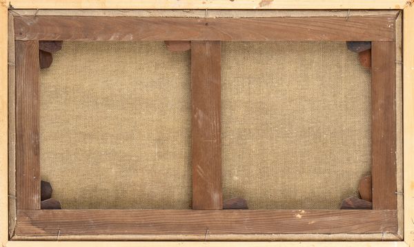 Artista attivo a Roma, XVIII secolo : Veduta laziale di fantasia con ruderi, tempio corinzio, tempietto circolare, acquedotto e figure  - Asta Dipinti, disegni e sculture dal XIV al XIX secolo - Associazione Nazionale - Case d'Asta italiane