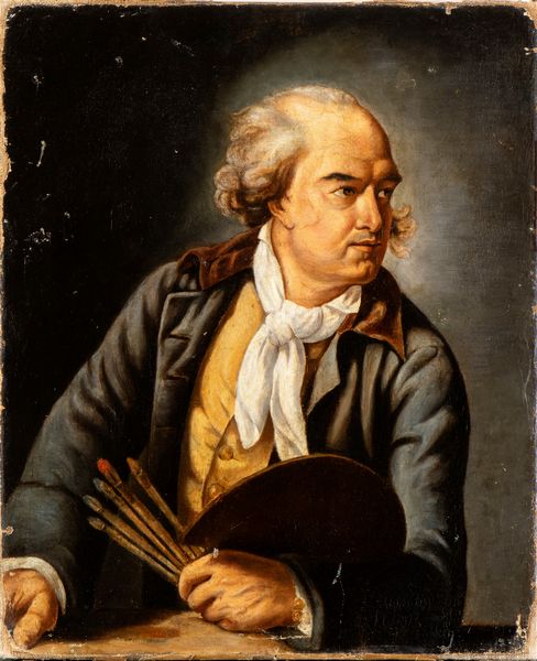 Artista francese, prima metà XIX secolo : Ritratto di Hubert Robert da Élisabeth Vigée Le Brun  - Asta Dipinti, disegni e sculture dal XIV al XIX secolo - Associazione Nazionale - Case d'Asta italiane
