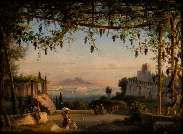 Edmond Antoine Victor Joinville : Veduta di Napoli  - Asta Dipinti, disegni e sculture dal XIV al XIX secolo - Associazione Nazionale - Case d'Asta italiane
