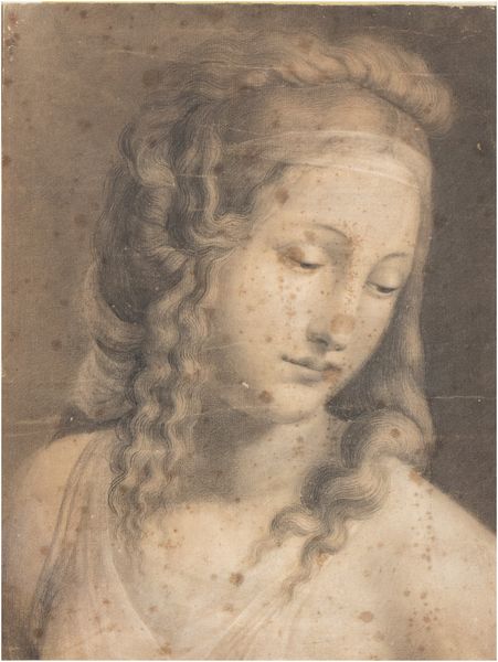 Scuola romana, XVIII - XIX secolo : Busto di Sibilla  - Asta Dipinti, disegni e sculture dal XIV al XIX secolo - Associazione Nazionale - Case d'Asta italiane