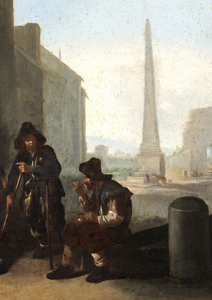 Johannes Lingelbach, Attribuito a : Opera di Misericordia o dar da mangiare agli affamati  - Asta Dipinti, disegni e sculture dal XIV al XIX secolo - Associazione Nazionale - Case d'Asta italiane