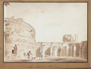 Artista italiano, XVIII - XIX secolo - Anfiteatro castrense