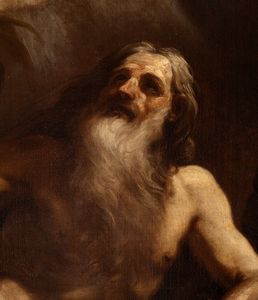 Artista attivo a Roma, ultimo quarto XVII secolo : Sant' Onofrio nel deserto  - Asta Dipinti, disegni e sculture dal XIV al XIX secolo - Associazione Nazionale - Case d'Asta italiane