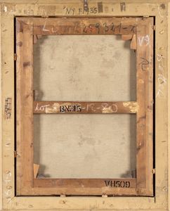 Francesco Cappella Francesco Daggiù, Attribuito a : Sant'Antonio da Padova con Gesù Bambino  - Asta Dipinti, disegni e sculture dal XIV al XIX secolo - Associazione Nazionale - Case d'Asta italiane