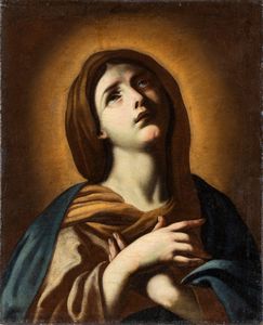 Artista napoletano, XVII secolo - Vergine orante