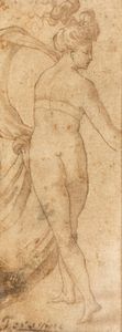 Girolamo Francesco Maria Mazzola Parmigianino, Cerchia di - Ninfa