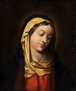 Artista emiliano, XVII secolo - Madonna orante