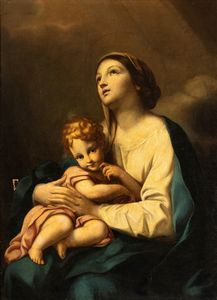 Carlo Cignani, Seguace di - Vergine col Bambino