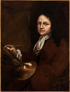 Artista italiano, XVIII secolo - Autoritratto di pittore