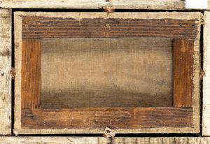 Francesco Guardi (Venezia, 1712 - 1793), Seguace di : Capriccio veneziano  - Asta Dipinti, disegni e sculture dal XIV al XIX secolo - Associazione Nazionale - Case d'Asta italiane