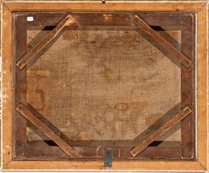 Artista nord-europeo attivo a Roma, XIX secolo : Famiglia di contadini al desco  - Asta Dipinti, disegni e sculture dal XIV al XIX secolo - Associazione Nazionale - Case d'Asta italiane