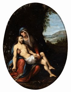 Artista emiliano, fine XVI - inizio XVII secolo - PietÃ 