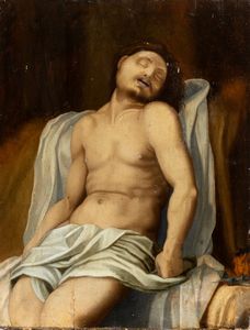 Artista toscano, seconda metà XVI secolo - Cristo deposto