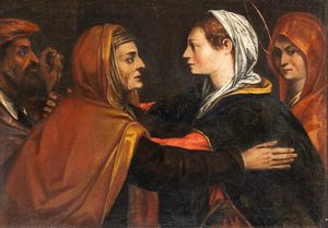Artista toscano, inizio XVII secolo - Visitazione