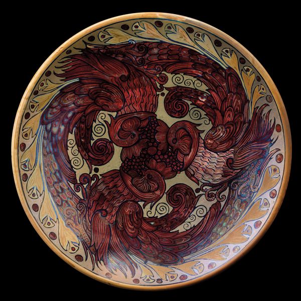 Galileo Chini : Mugello 1920 ca  - Asta 100 Capolavori in Ceramica e Vetro del '900 Italiano - Associazione Nazionale - Case d'Asta italiane