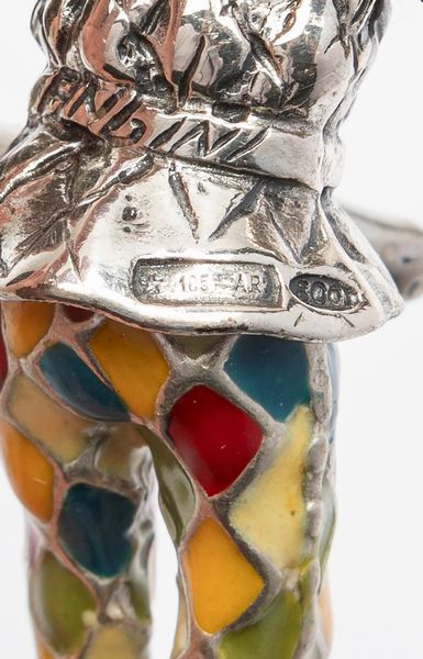 Undici segnaposto e tre statuette  - Asta Argenti - Associazione Nazionale - Case d'Asta italiane