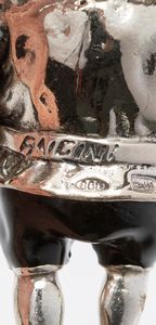 Undici segnaposto e tre statuette  - Asta Argenti - Associazione Nazionale - Case d'Asta italiane