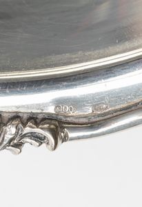 Nove oggetti da tavola  - Asta Argenti - Associazione Nazionale - Case d'Asta italiane