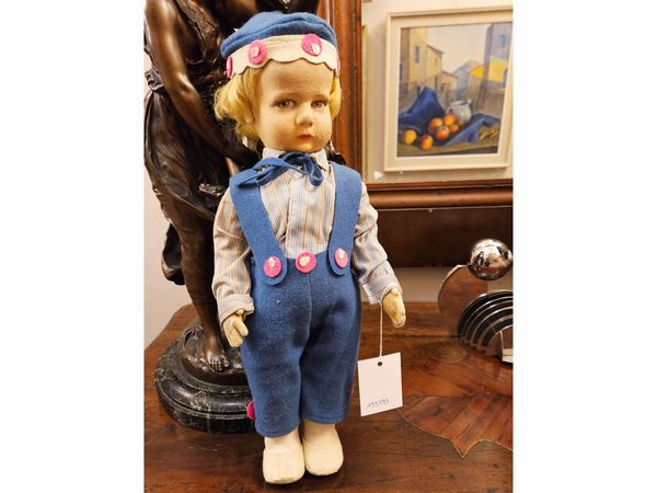 Bambola Lenci maschietto  - Asta Bambole e Balocchi - Associazione Nazionale - Case d'Asta italiane