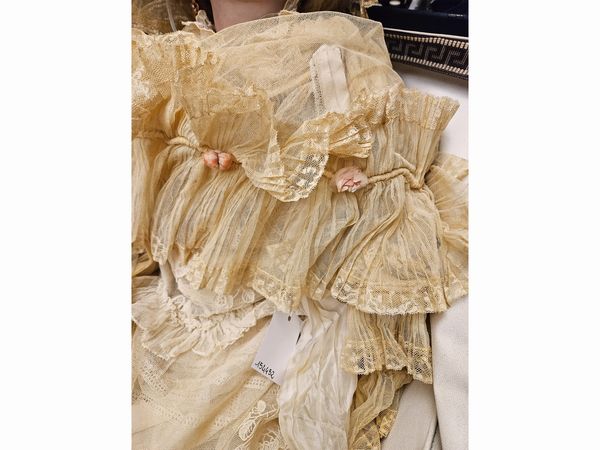 Grande bambola di manifattura tedesca  - Asta Bambole e Balocchi - Associazione Nazionale - Case d'Asta italiane