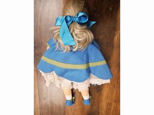 Bambola Lenci, riproduzione del modello Wilma del 1926  - Asta Bambole e Balocchi - Associazione Nazionale - Case d'Asta italiane