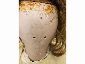 Grande bambola di manifattura tedesca  - Asta Bambole e Balocchi - Associazione Nazionale - Case d'Asta italiane